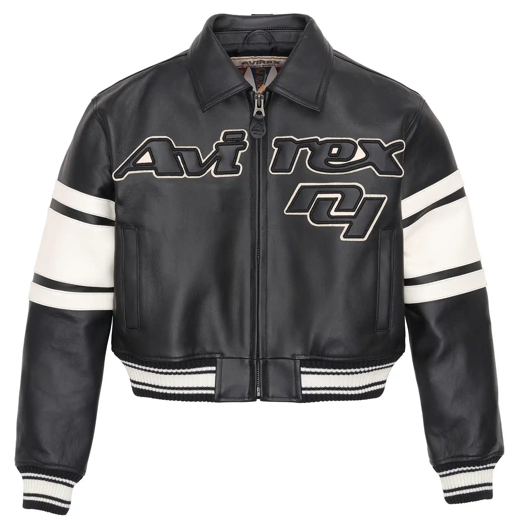 Avirex Womens Cropped Legend Jacket - CUSTOM (NO EXTRA CHARGES) / DARK PINK
