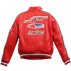 red-avirex-all-star-leather-jacket-back