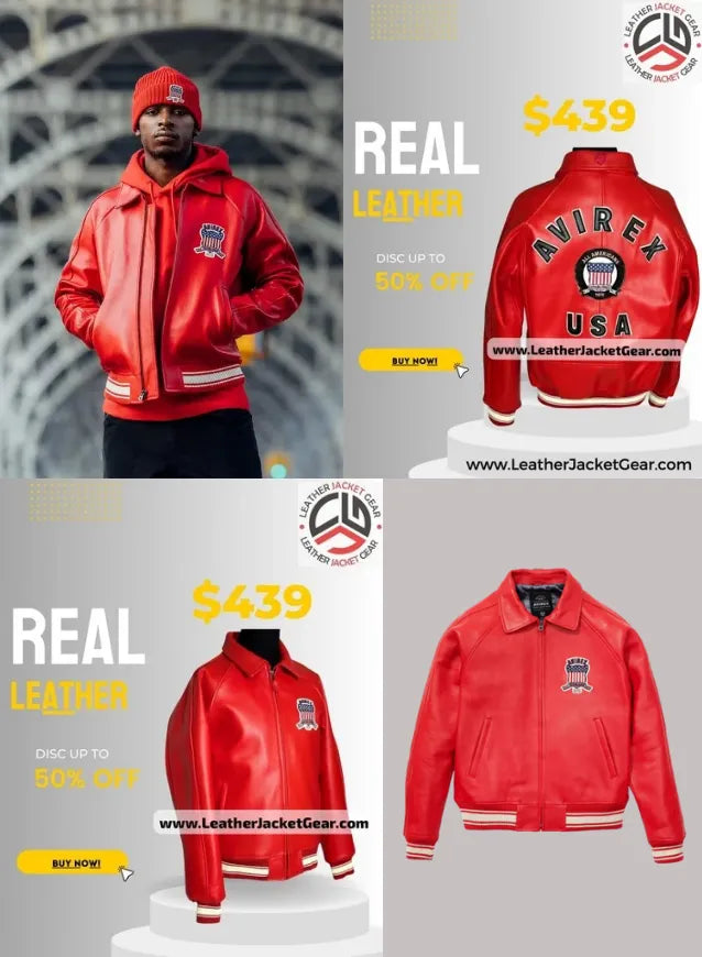 Avirex-Mens-Red-Bomber-Jacket-Recent-Order-by-LJG