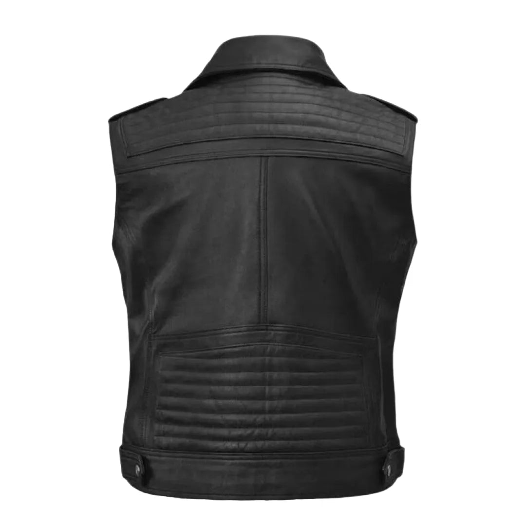 Black-Classic-Leather-Vest-Back