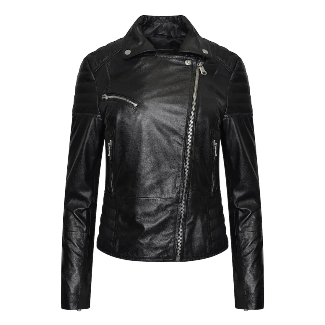 Black-Textured-Leather-Jacket