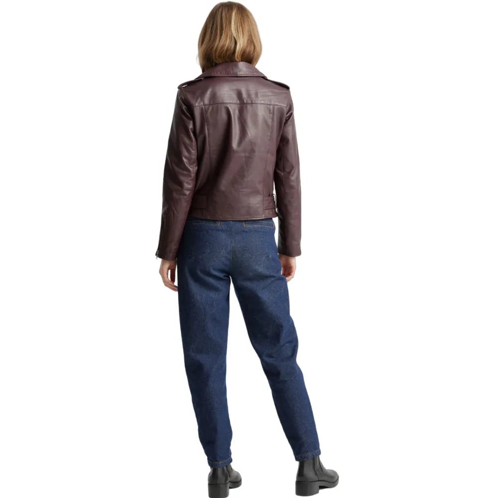Burgundy-Leather-Moto-Jacket-Back
