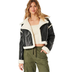 Crop-Sherpa-Lined-Faux-Leather-Biker-Jacket-Front