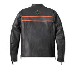 Harley-Davidson-Mens-Victory-Lane-II-Leather-Jacket-Black-Back