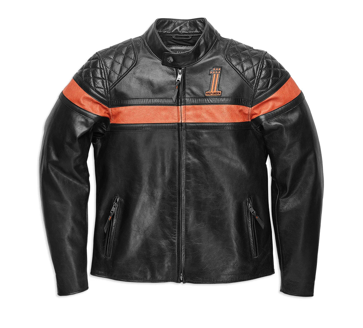 Harley-Davidson-Mens-Victory-Sweep-Leather-Jacket-Front