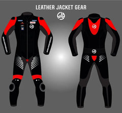 LeatherJacketGear-Black-Red-Race-Suit