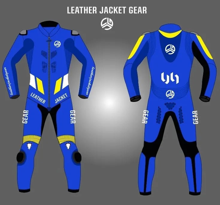 LeatherJacketGear-Blue-Race-Suit