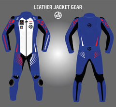 LeatherJacketGear-Blue-White-Black-Race-Suit