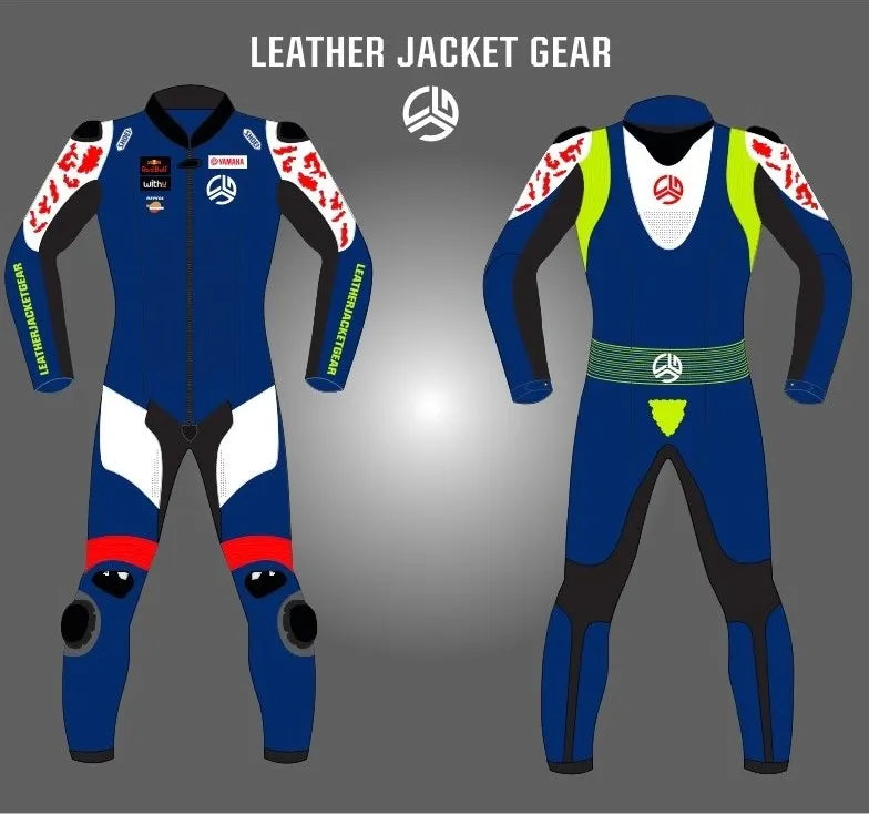 LeatherJacketGear-Blue-White-Red-Race-Suit