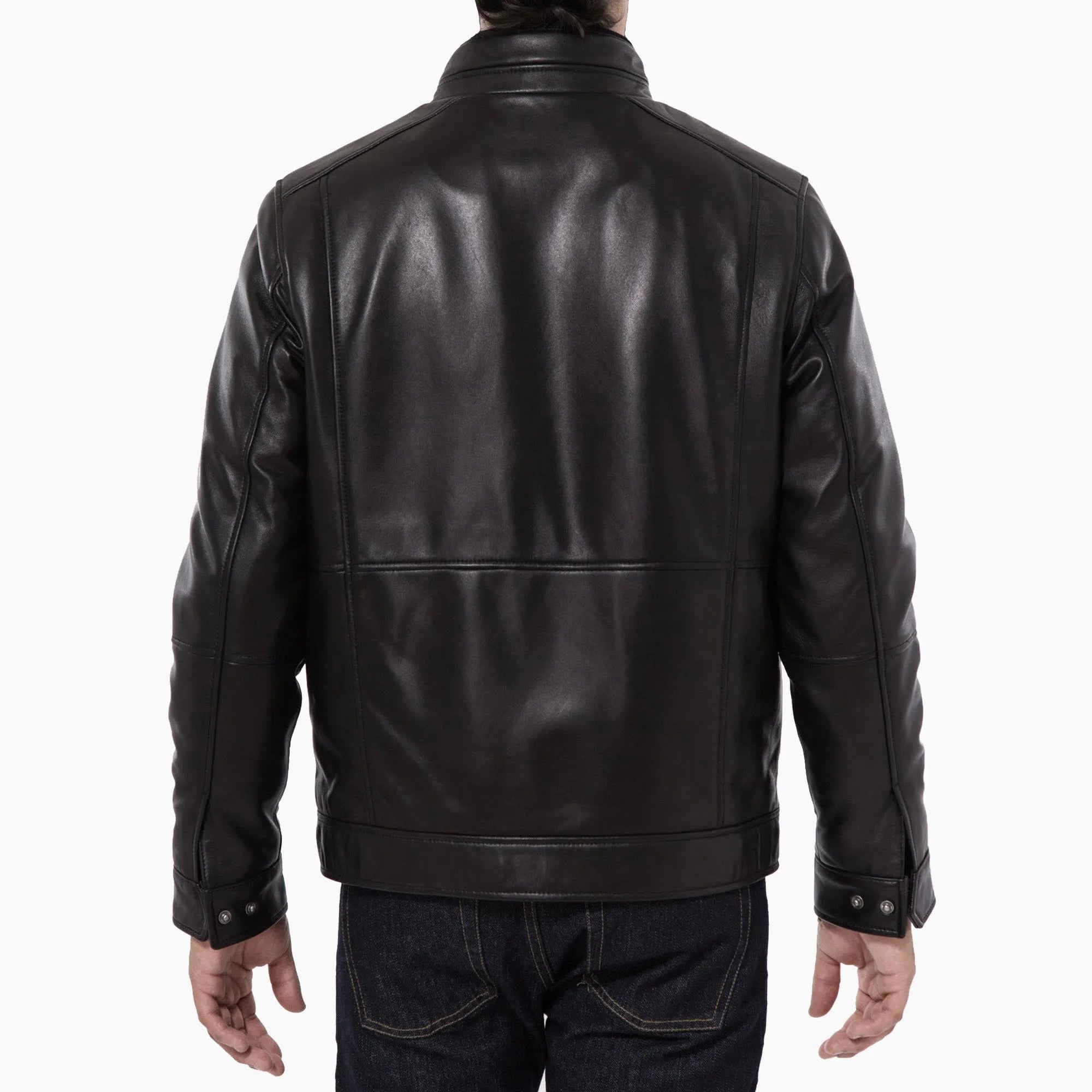 Mens-Black-Lambskin-Leather-Jacket-Back