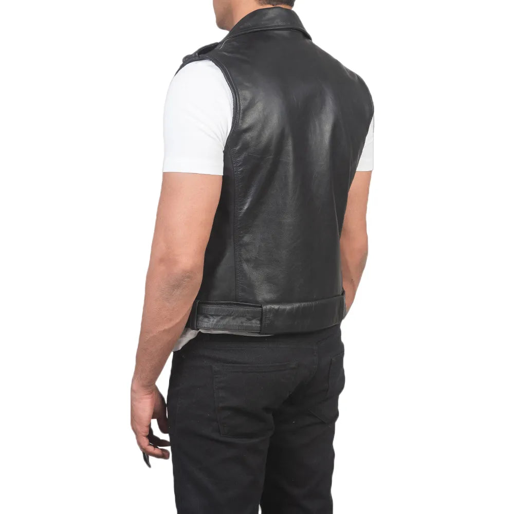Mens-Black-Leather-Motorcycle-Vest-Back