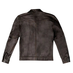 Mens-Black-Roadster-Leather-Jacket-Back