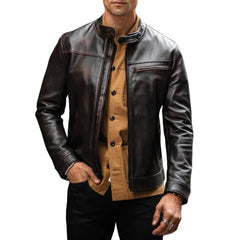 Mens-Black-Roadster-Leather-Jacket-Model