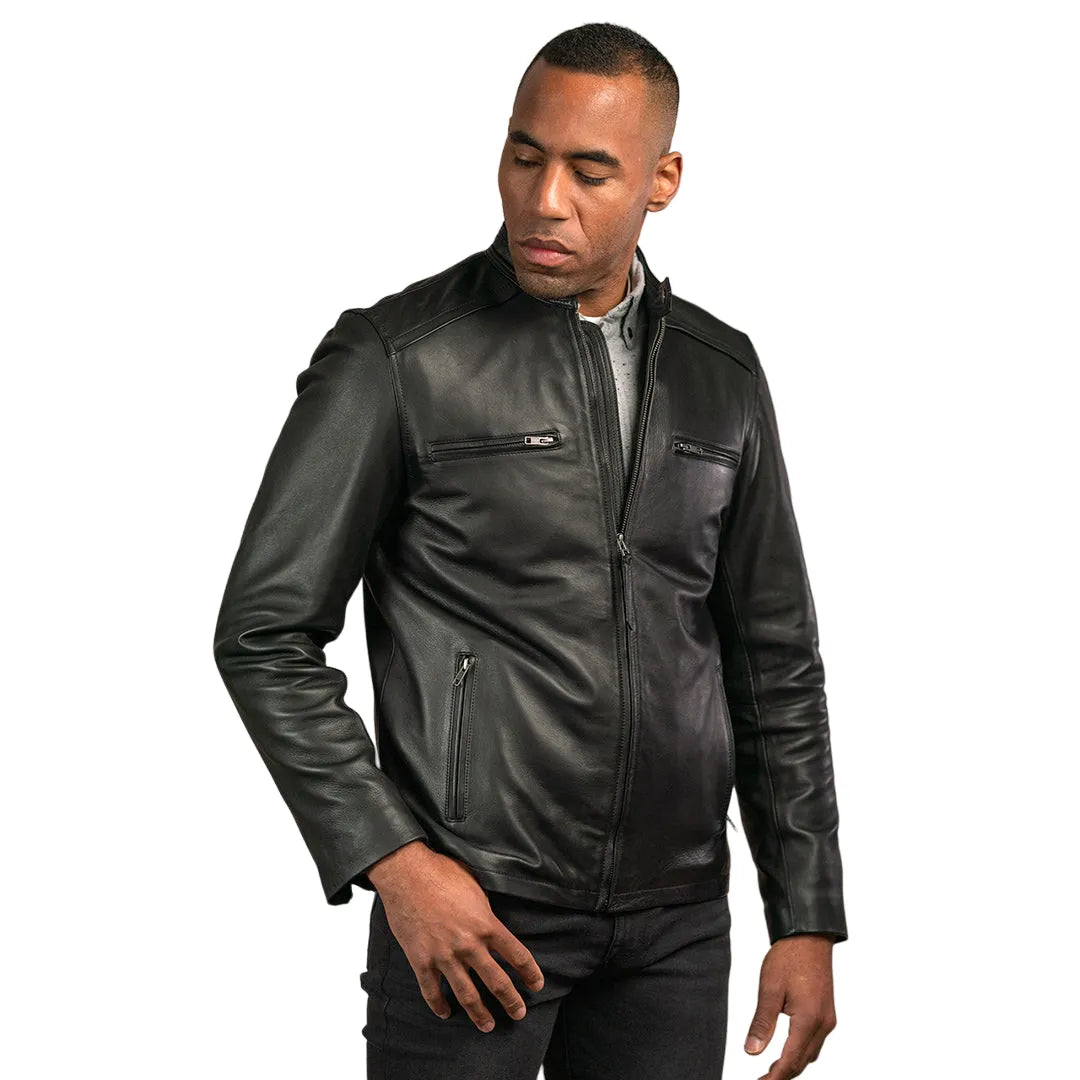 Mens-Black-Thompson-Leather-Moto-Jacket