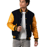 Mens-Black-and-Yellow-Varsity-Jacket