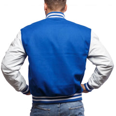 Mens-Blue-and-White-Varsity-Jacket-Back