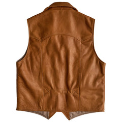 Mens-Brown-Full-Grain-Leather-Vest-Back