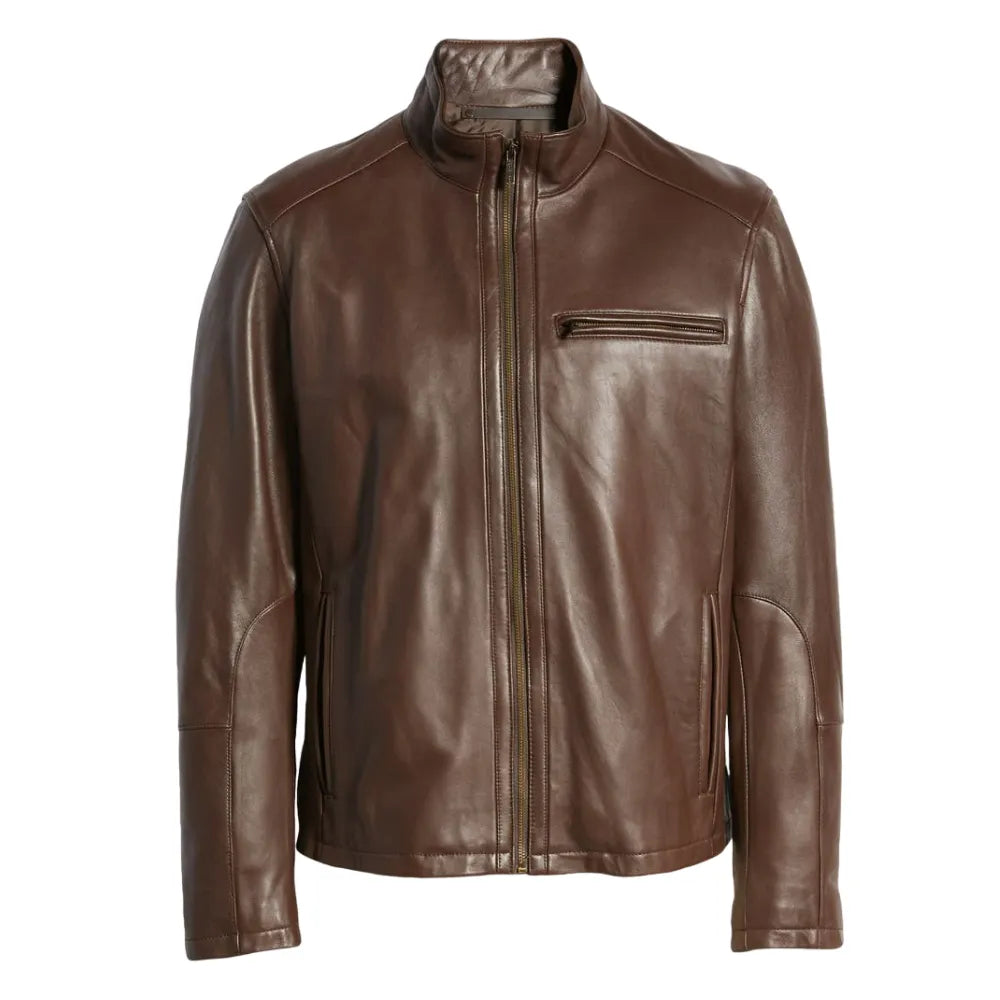 Mens-Brown-Lambskin-Leather-Moto-Jacket