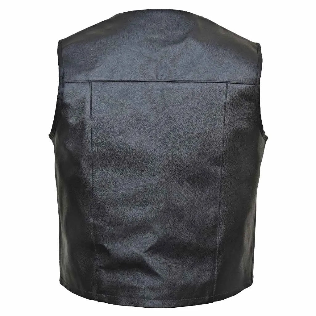 Mens-Genuine-Leather-Hunting-Vest-Back