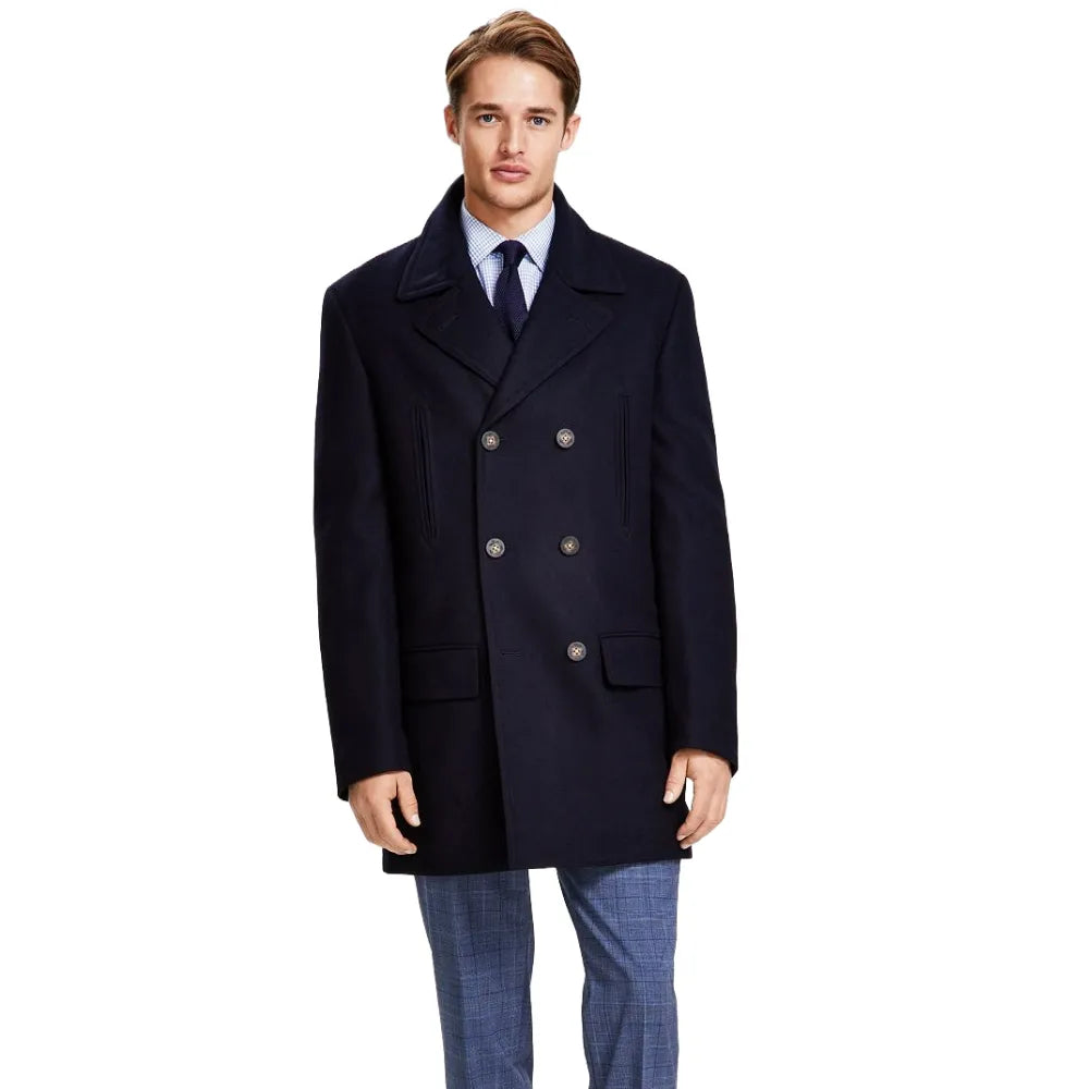 Mens-Navy-Double-Breasted-Wool-Coat