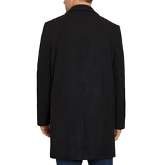 Mens-Single-Breasted-Black-Wool-Coat-Back