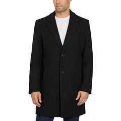Mens-Single-Breasted-Black-Wool-Coat
