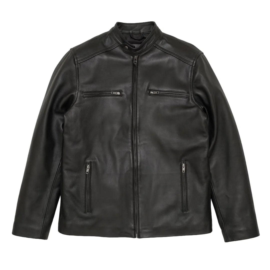 Mens-Thompson-Leather-Moto-Jacket-Front