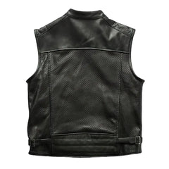 Perforated-Leather-Motorcycle-Vest-Back