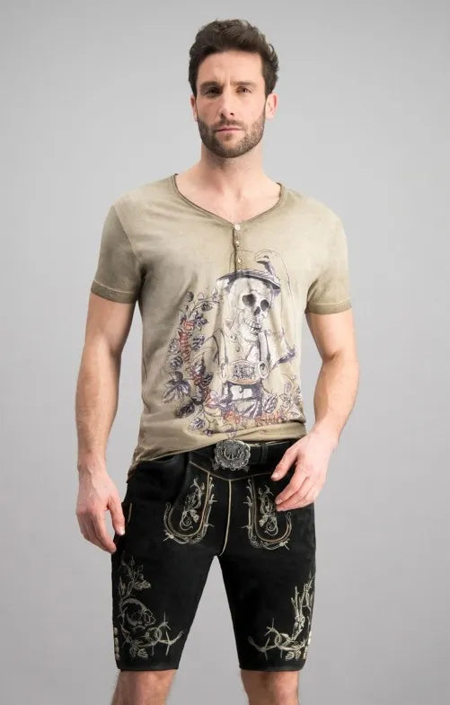 Traditional Lederhosen Men Laurenz Schwarz | 20% OFF – Leather Jacket Gear®