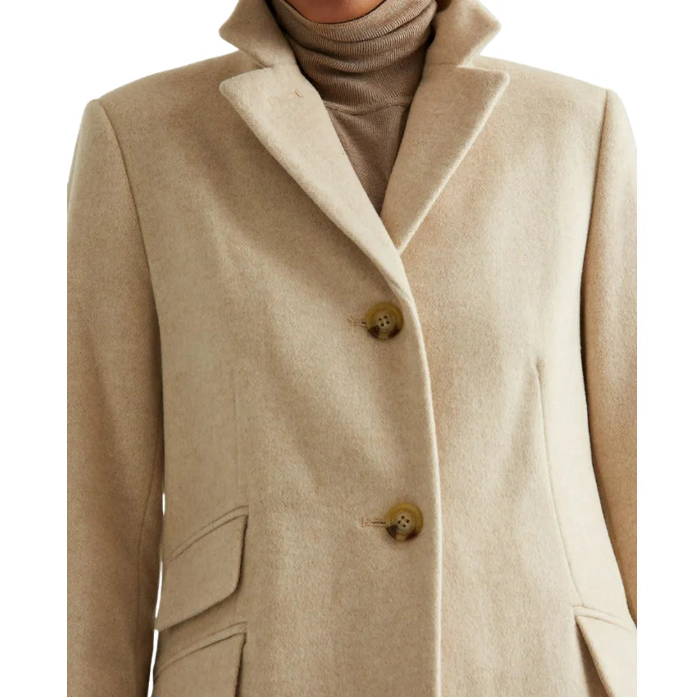 Womens-Beige-Wool-Blend-Coat-Front