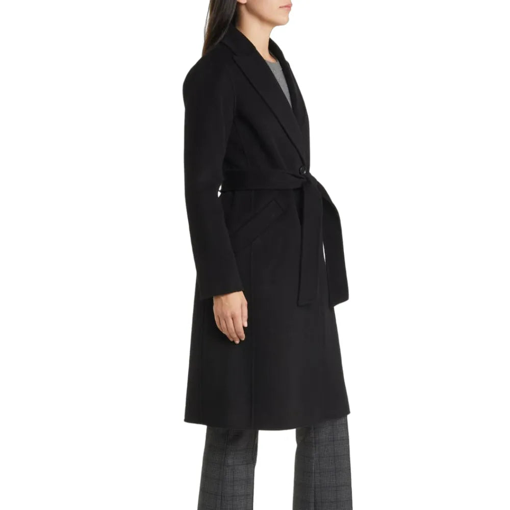 Womens-Black-Belted-Wool-Coat