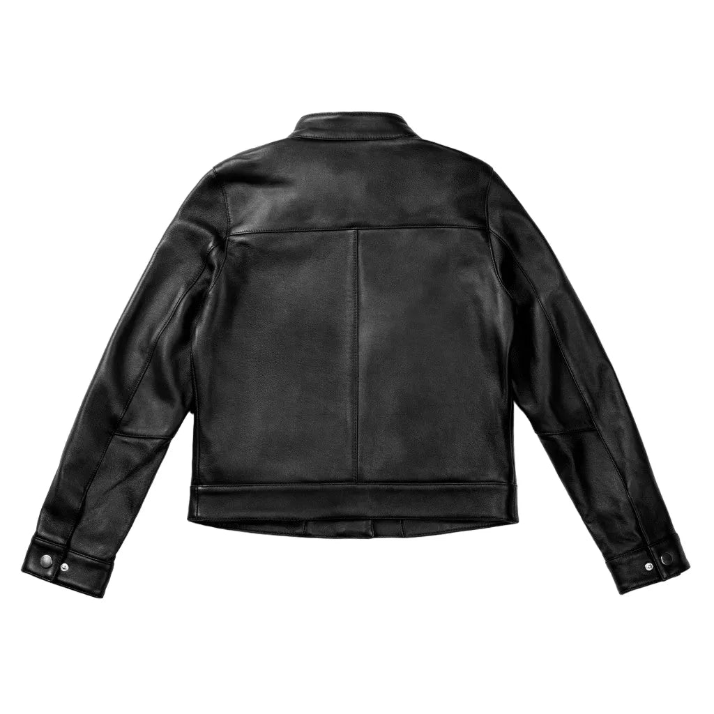 Womens-Black-Cafe-Racer-Leather-Jacket