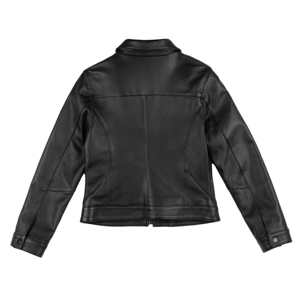 Womens-Black-Genuine-Leather-Jacket-Back
