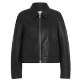 Womens Black Lambskin Leather Jacket