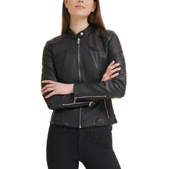 Womens-Faux-Leather-Moto-Jacket
