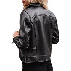 Womens-Lambskin-Leather-Moto-Jacket