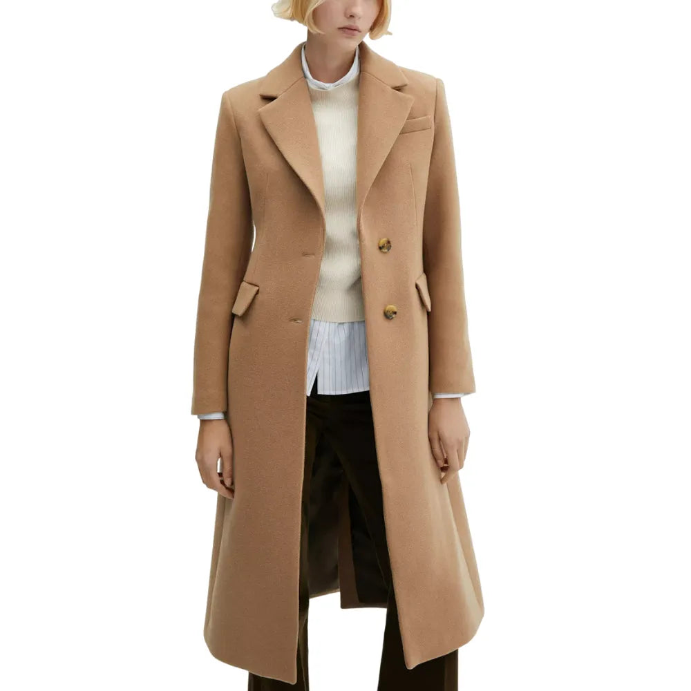Womens-Light-Brown-Wool-Coat