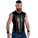 Zip-Front-Vest-With-Blue-Piping