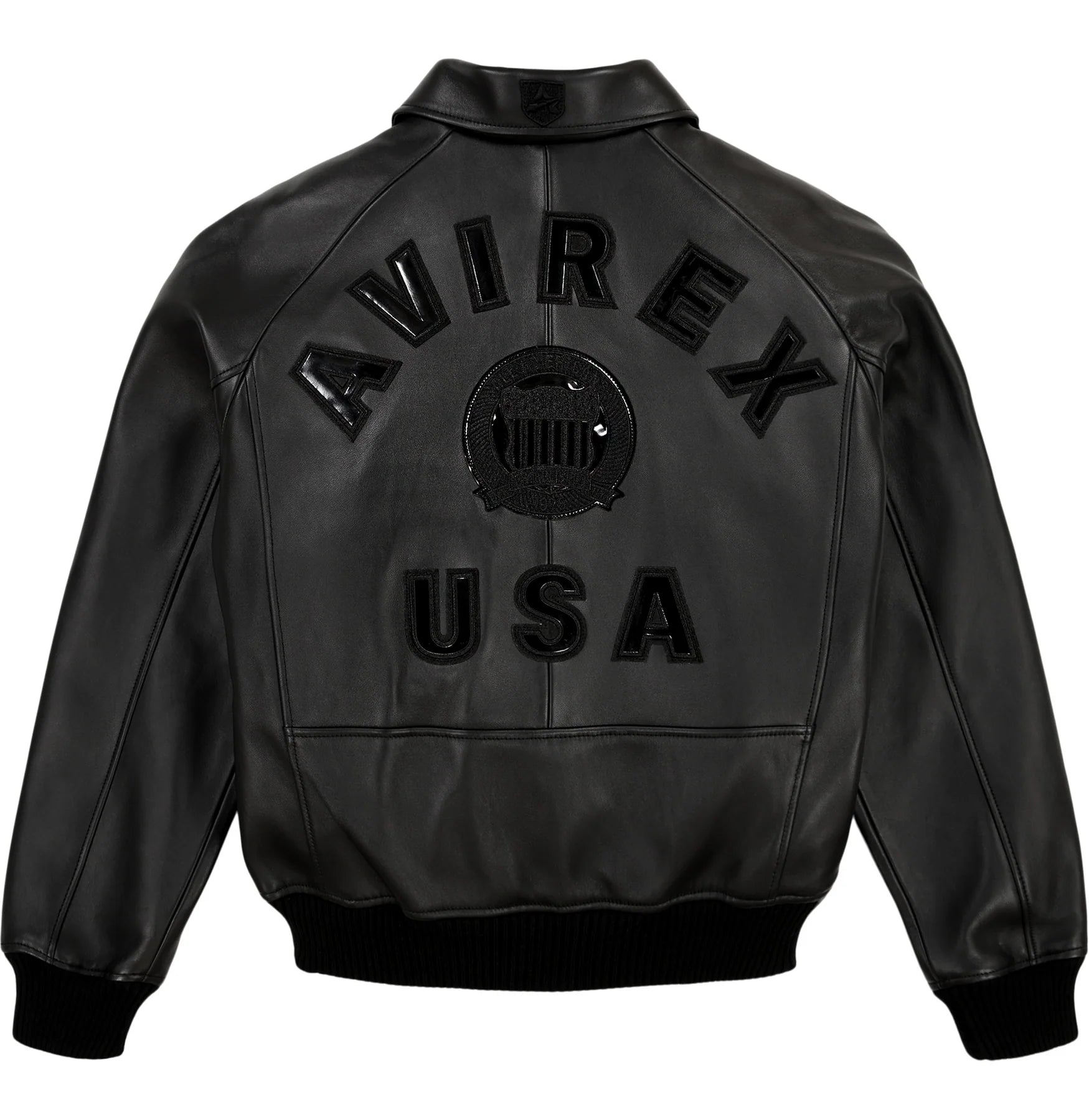 all-black-avirex-icon-jacket-black