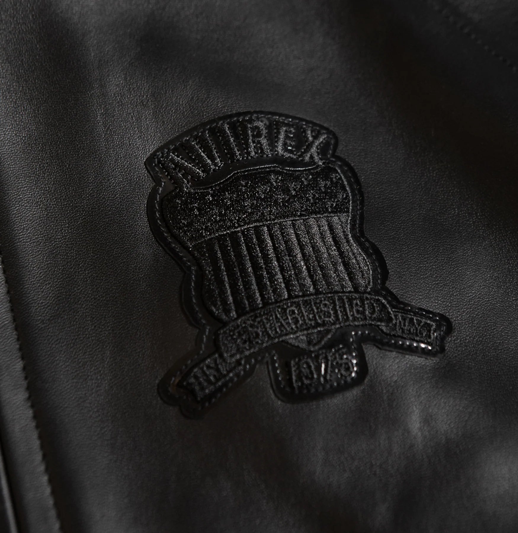 all-black-avirex-icon-jacket-chest-embroidery