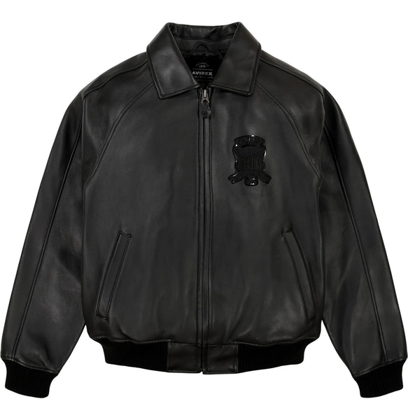 all-black-avirex-icon-jacket- all-black-avirex-icon-jacket-