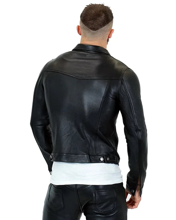 gay-leather-denim-jacket-black-back