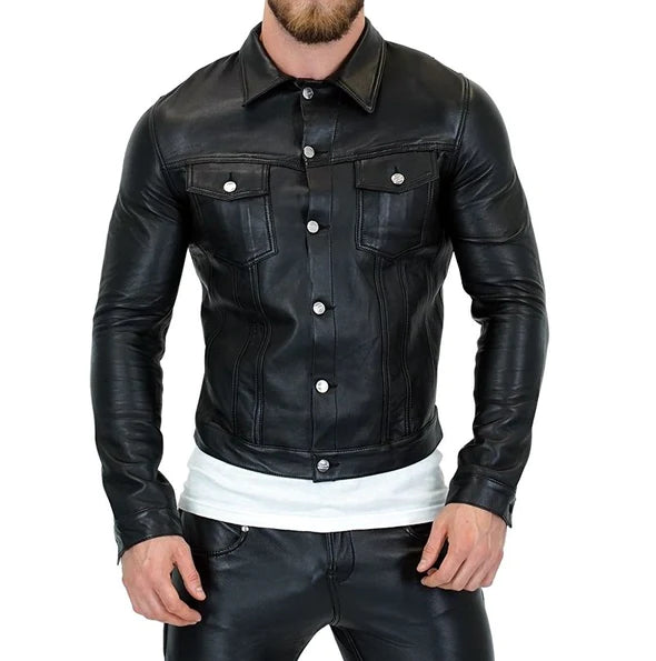 gay-leather-denim-jacket-black-front-closed