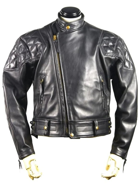 gay-leather-padded-jacket-black-front