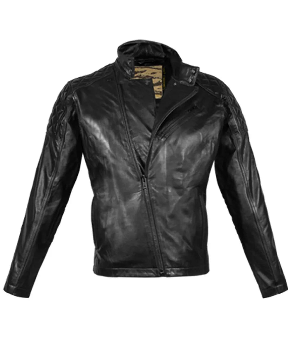 Metal Gear Solid V Big Boss Biker Leather Jacket – Leather Jacket