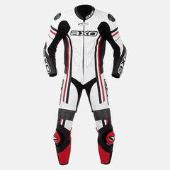 AXO Mens Cowhide Leather Motorcycle MotoGP Race Suit Back