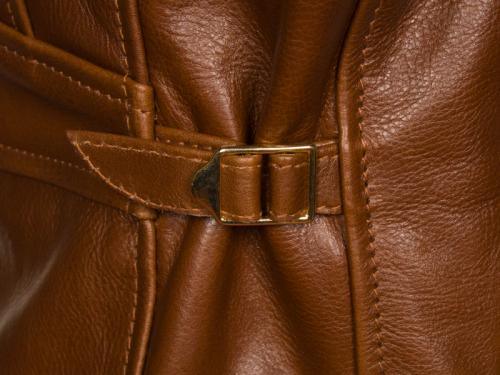 Men's Brown Leather Jacket-3