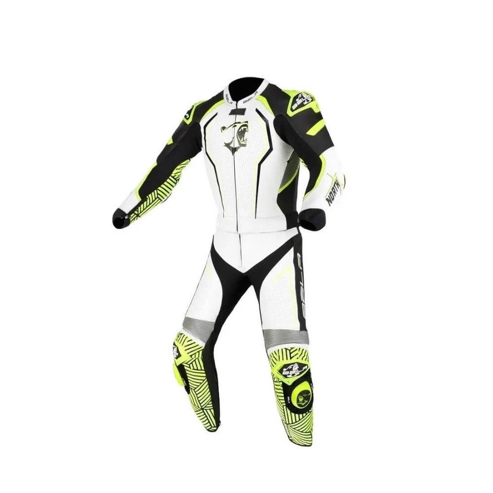 Bela North Star Motorcycle Racing 2 PC Leather Suit-6