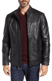 Black Leather Blazer Men