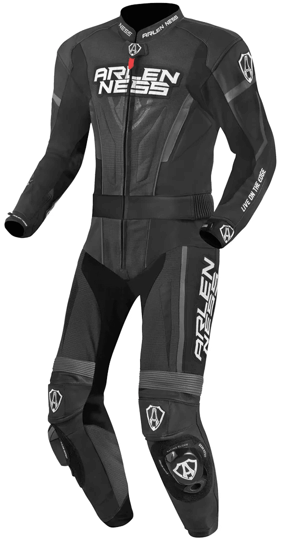 Arlen Ness Edge Tow Piece Leather Motorcycle Suit-8